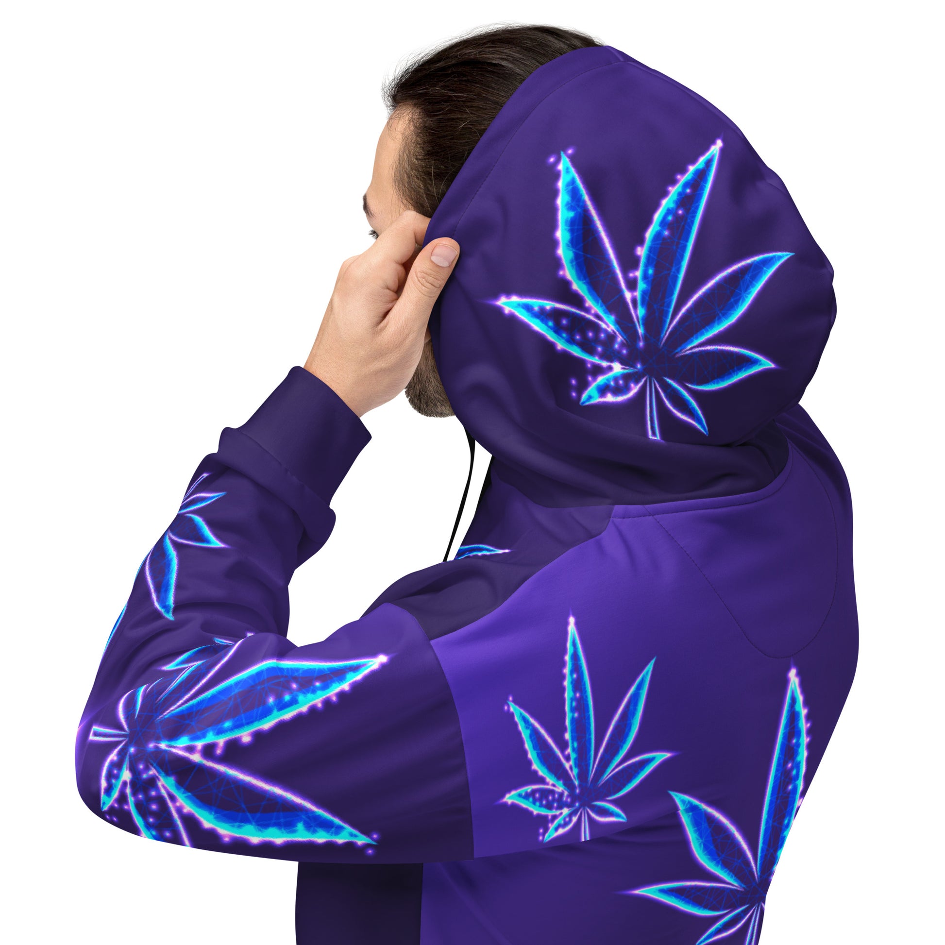 Aesthetic Leaf Printed Hoodie