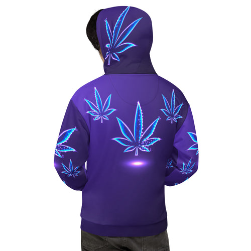 Aesthetic Leaf Printed Hoodie