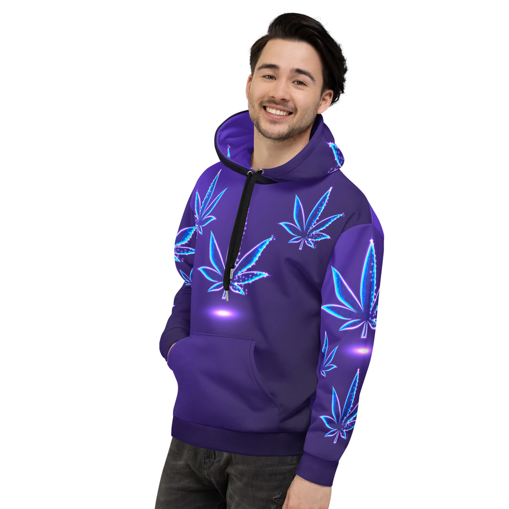Aesthetic Leaf Printed Hoodie